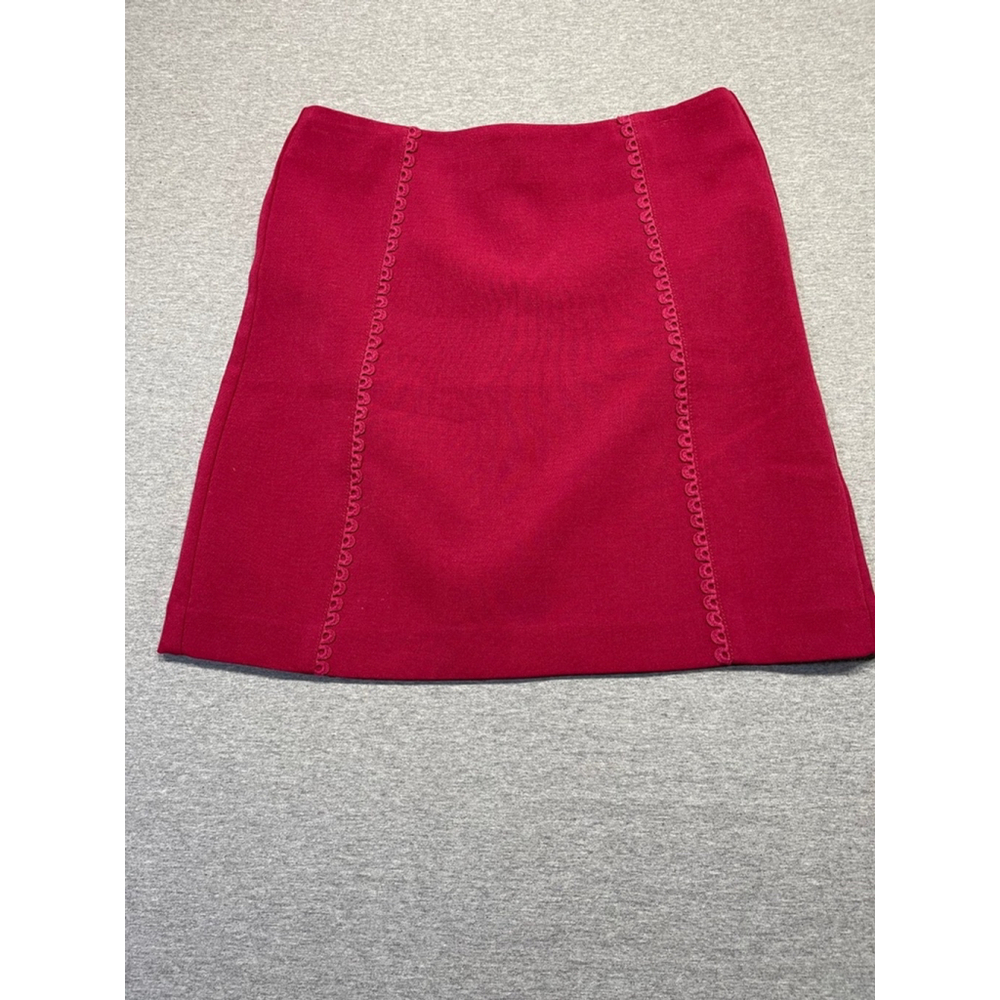 The loft burgundy skirt size 4 nwot